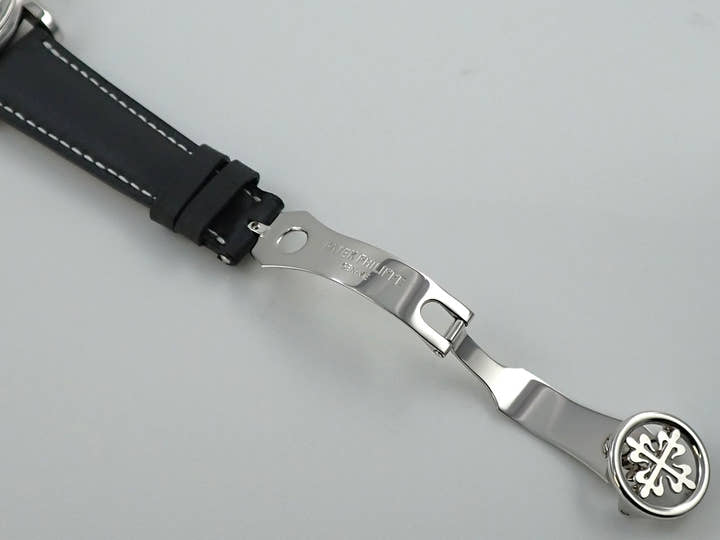 パテックフィリップ パーペチュアルカレンダー スプリットセコンド クロノグラフ Ref.5004P-033 プラチナ ブラック7Pバケットダイヤ文字盤