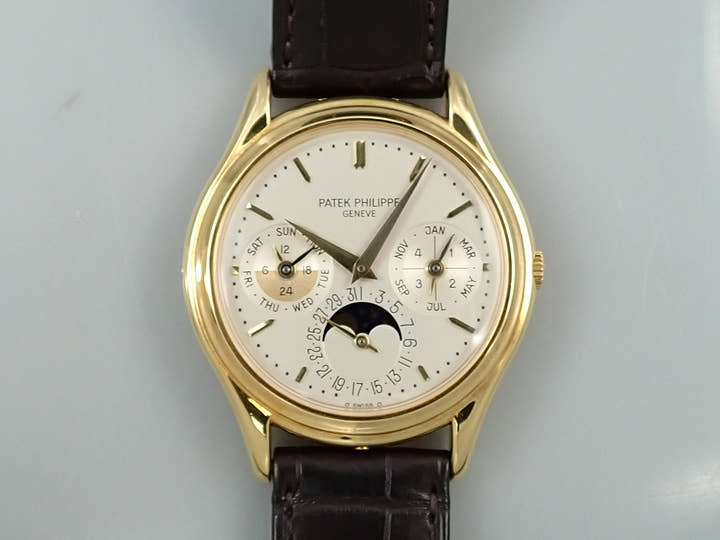 パテックフィリップ パーペチュアルカレンダー Ref.3940J-014 イエローゴールド シルバー文字盤