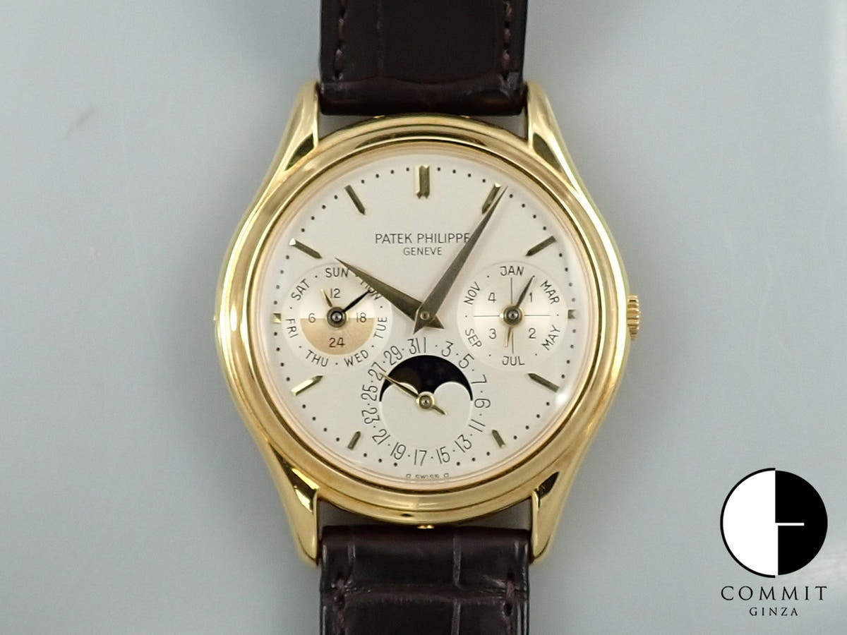 パテックフィリップ パーペチュアルカレンダー Ref.3940J-014 シルバー文字盤 中古 F4FCJXF4