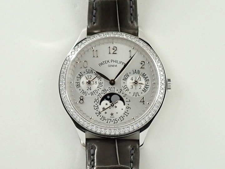 パテックフィリップ パーペチュアルカレンダー Ref.7140G-001 ホワイトゴールド シルバー・ソレイユ文字盤