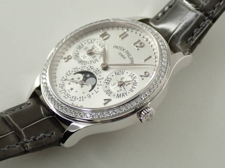 パテックフィリップ パーペチュアルカレンダー Ref.7140G-001 ホワイトゴールド シルバー・ソレイユ文字盤