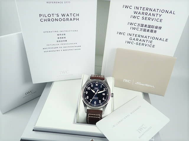 IWC パイロットウォッチ Ref.IW327004 ミッドナイトブルー文字盤 中古 pilot-10