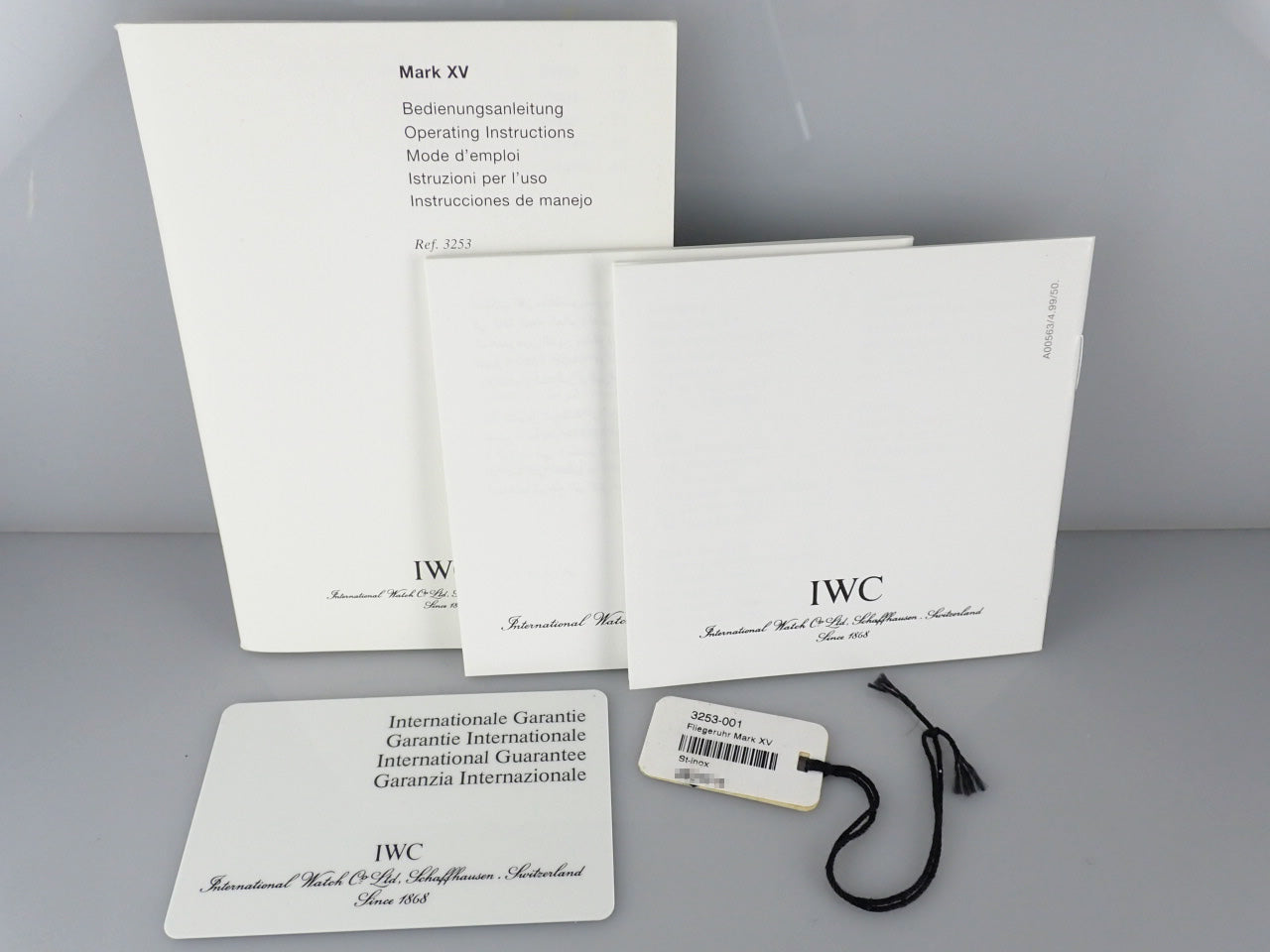 IWC Pilot's Watch Mark XV &lt;&lt;Warranty and Others&gt;&gt;