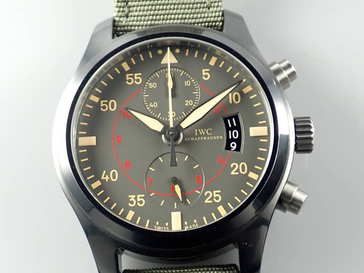 IWC パイロットウォッチ Ref.IW388002 グレー文字盤 中古 pilot-15