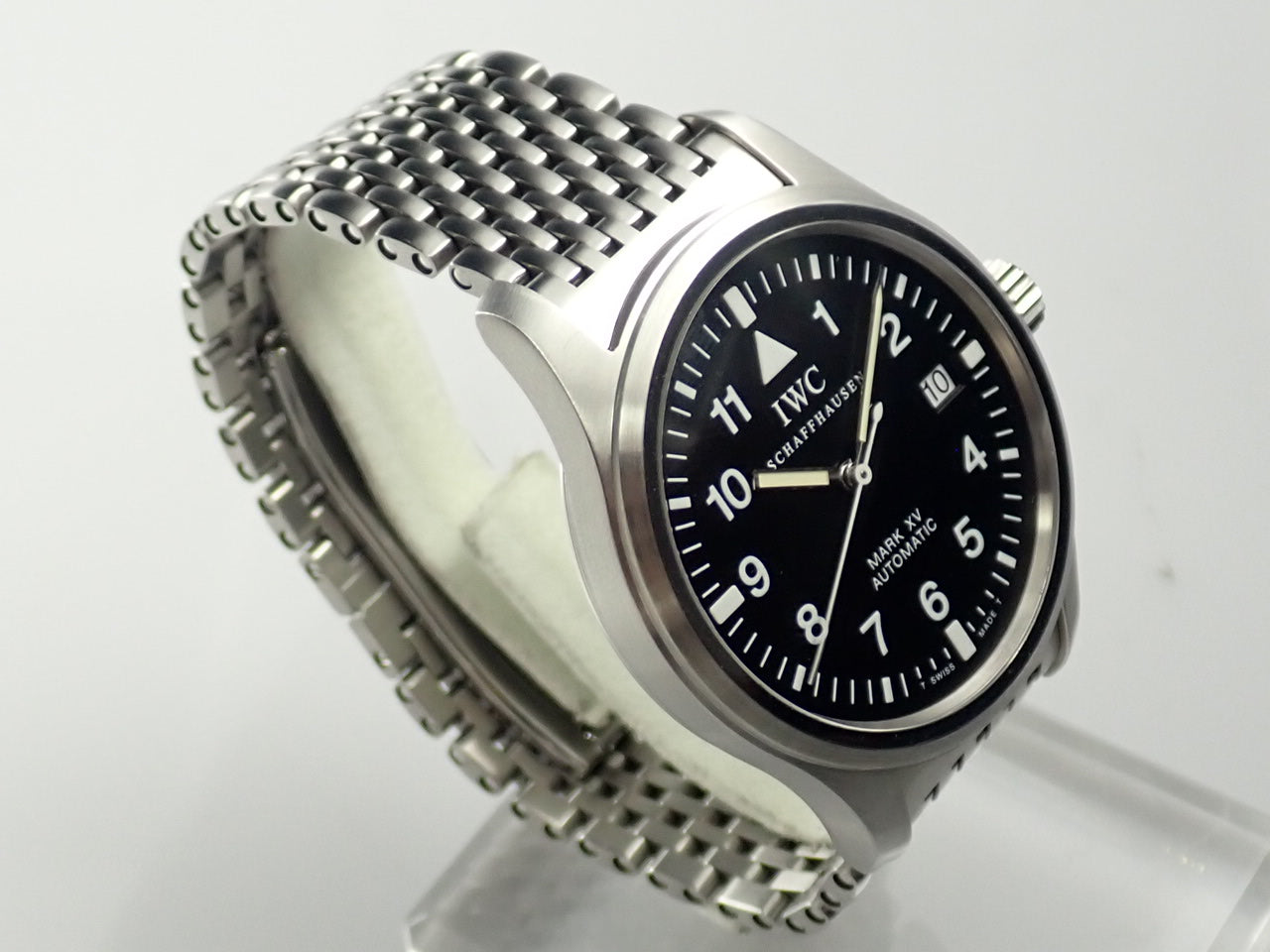 IWC パイロットウォッチ マークXV IW325302 ブラック 08Z6MZ5U