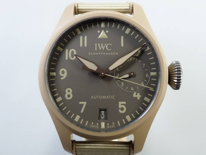 IWC ビッグ パイロット ウォッチ トップガン モハーヴェ デザート Ref.IW506003 ダークブラウン文字盤 美品 95ZFYMVY