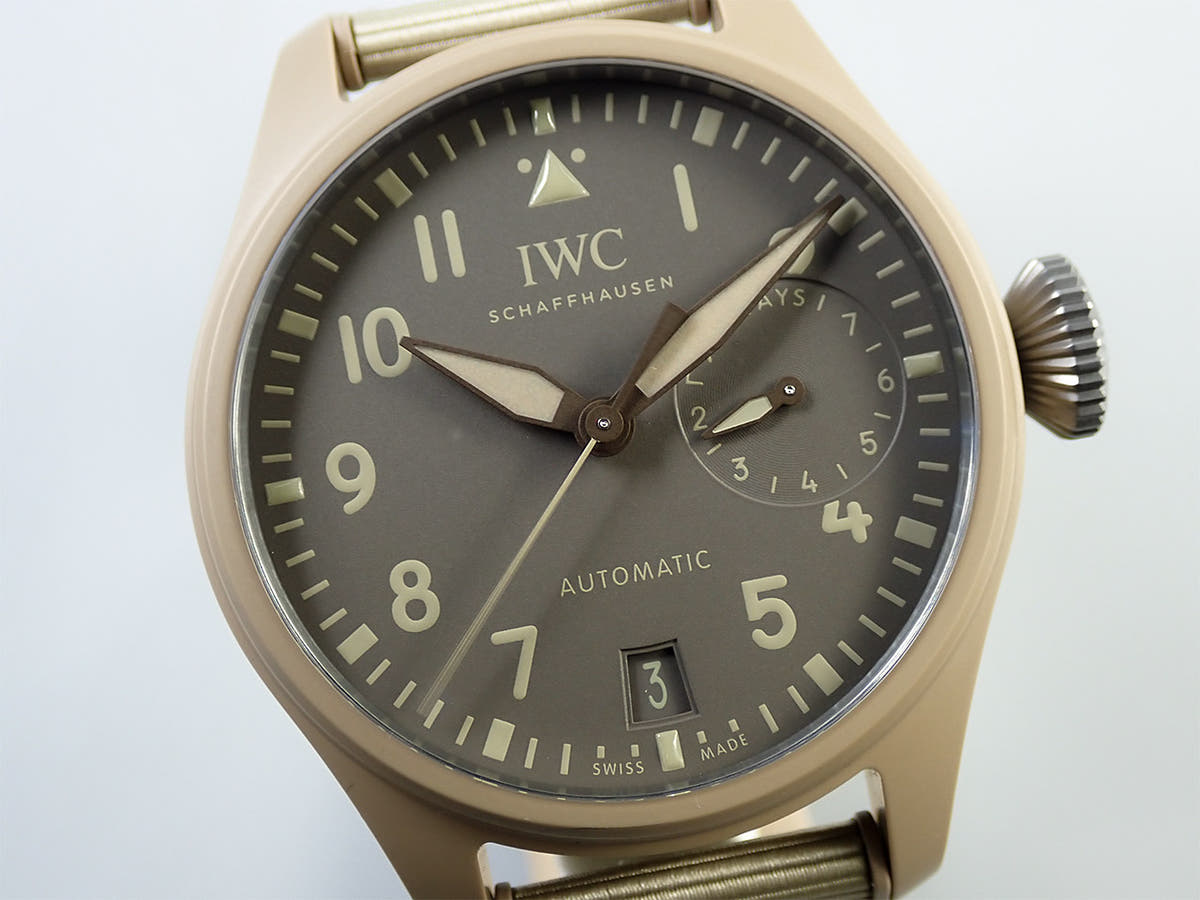IWC ビッグ パイロット ウォッチ トップガン モハーヴェ デザート Ref.IW506003 ダークブラウン文字盤 美品 95ZFYMVY