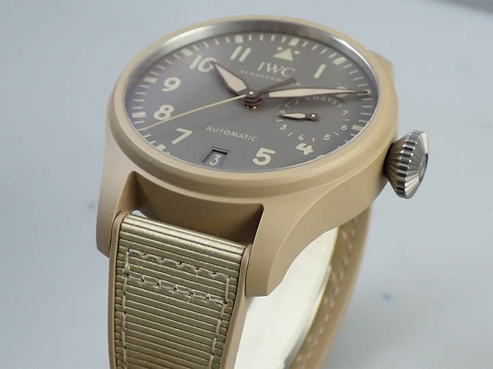 IWC ビッグ パイロット ウォッチ トップガン モハーヴェ デザート Ref.IW506003 ダークブラウン文字盤 美品 95ZFYMVY