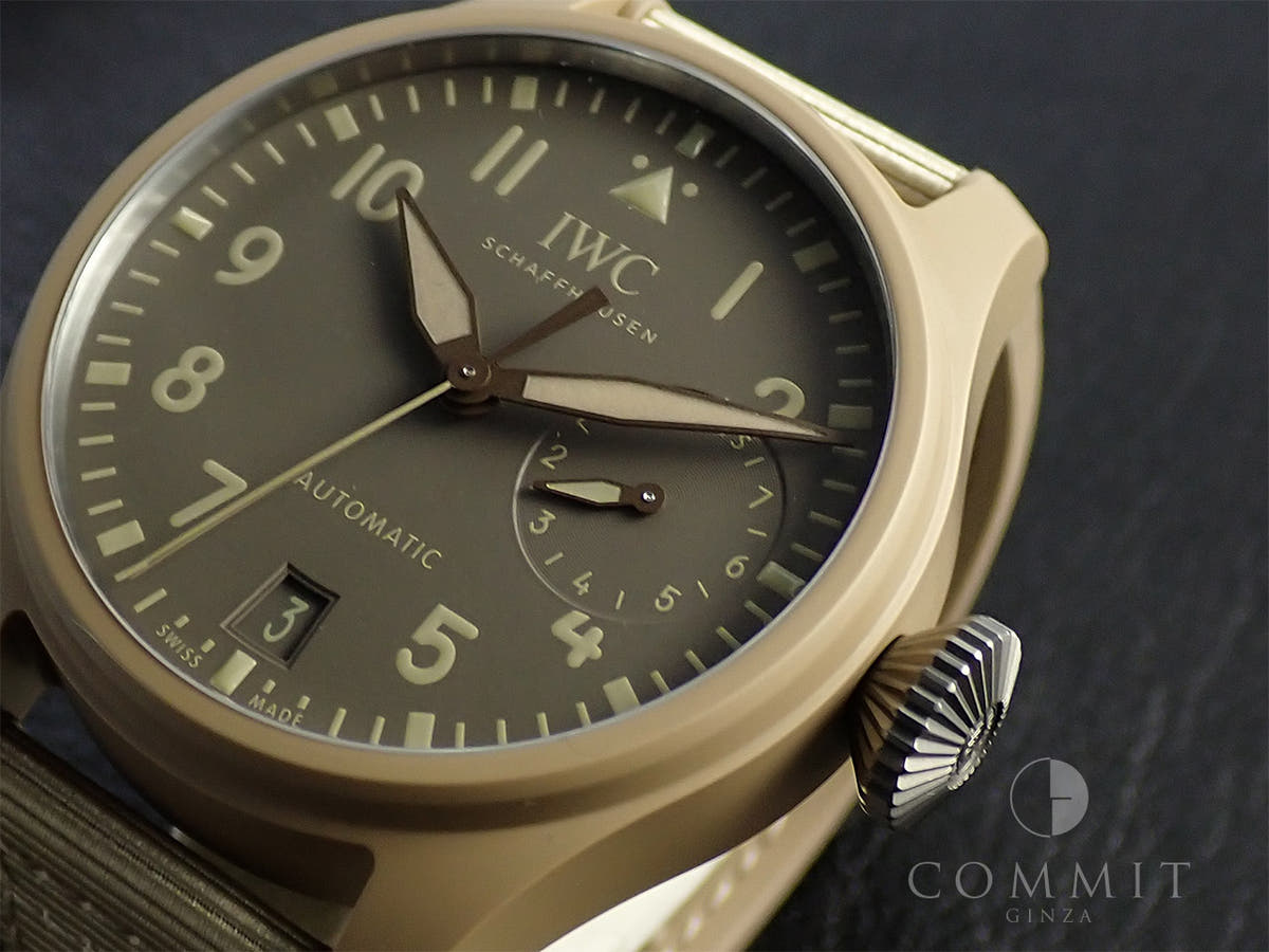 IWC ビッグ パイロット ウォッチ トップガン モハーヴェ デザート Ref.IW506003 ダークブラウン文字盤 美品 95ZFYMVY