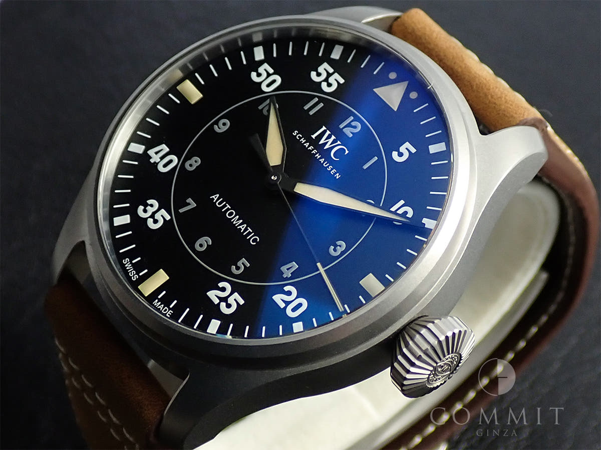 IWC ビッグ パイロット ウォッチ43 スピットファイア  Ref.IW329701 ブラック文字盤 極美品 6M4Z0Y17