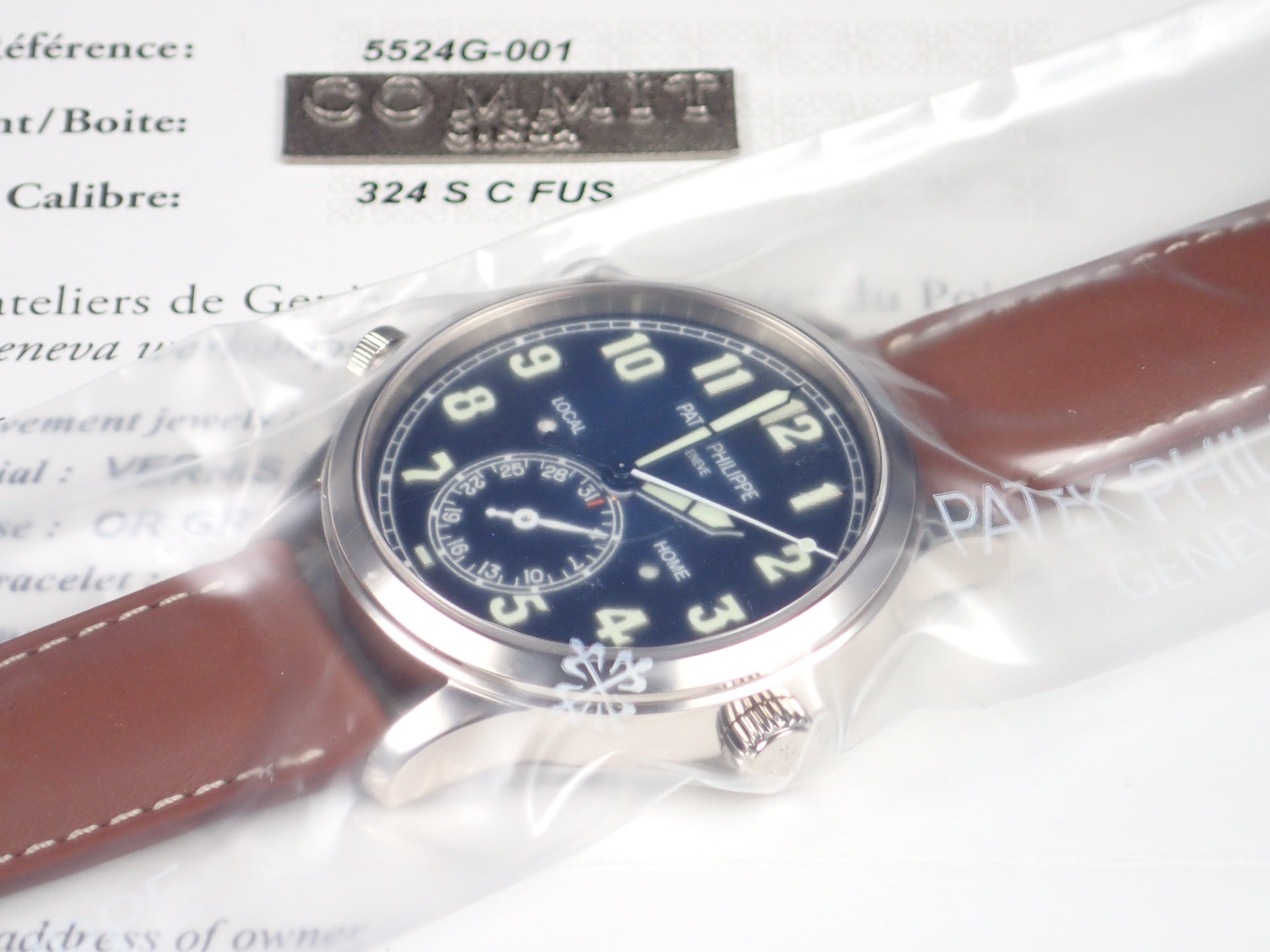 Patek Philippe Pilot Travel Time [Unopened] Ref.5524G