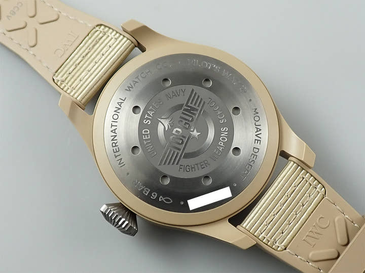 IWC ビッグ パイロット ウォッチ トップガン モハーヴェ デザート Ref.IW506003 ダークブラウン文字盤 極美品 8SYCFKUC