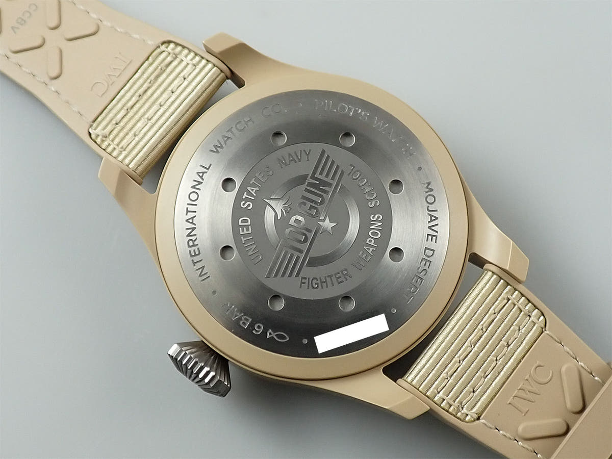 IWC ビッグ パイロット ウォッチ トップガン モハーヴェ デザート Ref.IW506003 ダークブラウン文字盤 極美品 8SYCFKUC