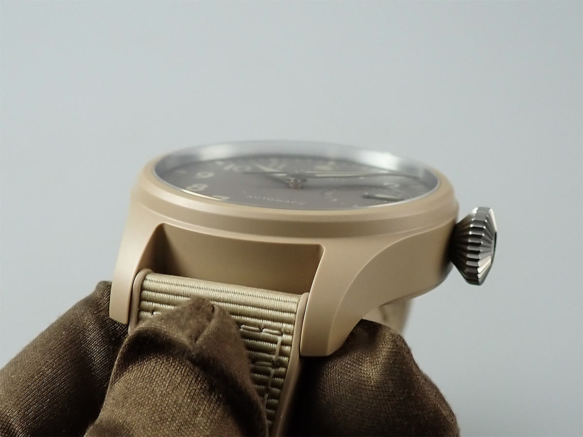 IWC ビッグ パイロット ウォッチ トップガン モハーヴェ デザート Ref.IW506003 ダークブラウン文字盤 極美品 8SYCFKUC