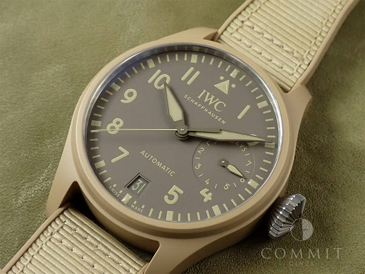 IWC ビッグ パイロット ウォッチ トップガン モハーヴェ デザート Ref.IW506003 ダークブラウン文字盤 極美品 8SYCFKUC