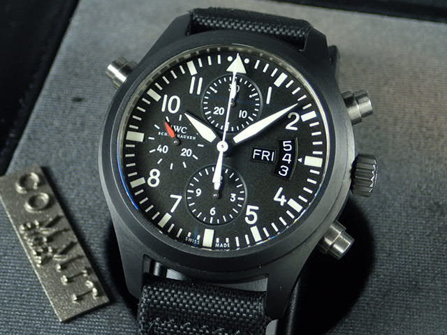 IWC パイロットウォッチ Ref.IW378601 ブラック文字盤 中古 pilot-4