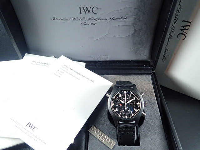 IWC パイロットウォッチ Ref.IW378601 ブラック文字盤 中古 pilot-4