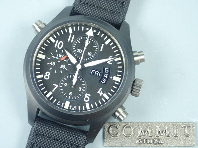 IWC パイロットウォッチ Ref.IW378601 ブラック文字盤 中古 pilot-4