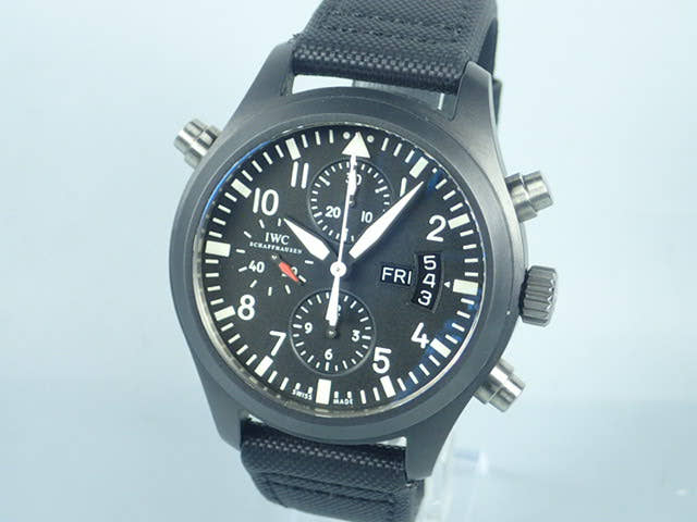IWC パイロットウォッチ Ref.IW378601 ブラック文字盤 中古 pilot-4
