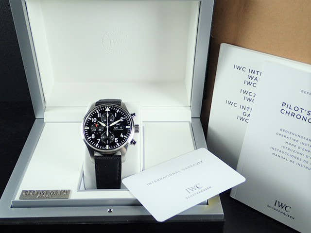 IWC パイロットウォッチ Ref.IW377710 ブラック文字盤 中古 pilot-6