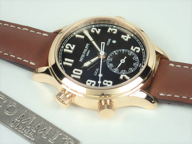 パテックフィリップ カラトラバ Ref.7234R-001 ブラウンソレイユ文字盤 未使用 pilot-traveltime-4