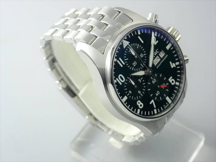 IWC Pilot's Watch Chronograph Ref.IW388104 Green Dial Very Good Condition LLUSY1P4