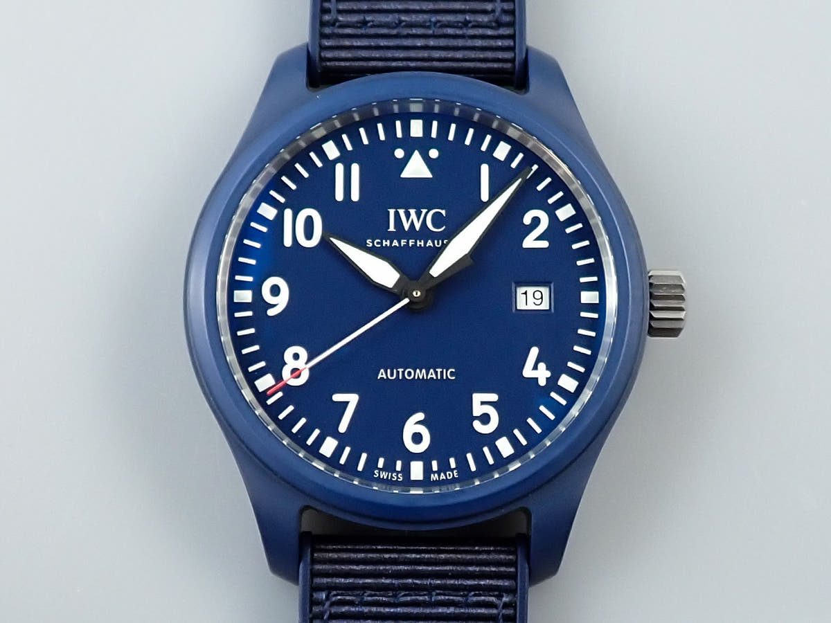 IWC パイロット ウォッチ オートマティック ローレウス スポーツ フォー グッド Ref.IW328101 ブルー文字盤 未使用 151673U9
