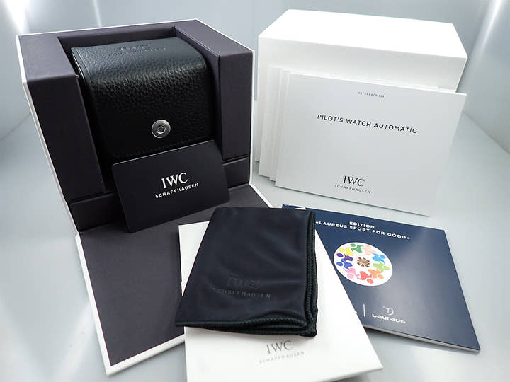 IWC パイロット ウォッチ オートマティック ローレウス スポーツ フォー グッド Ref.IW328101 ブルー文字盤 未使用 151673U9