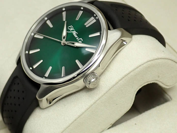H.モーザー パイオニアセンターセコンド Ref.3200-1202 コズミックグリーン文字盤 中古 XK8H2T95
