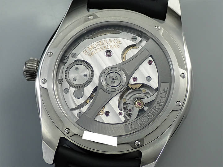 H.モーザー パイオニアセンターセコンド Ref.3200-1202 コズミックグリーン文字盤 中古 13UFWCC4