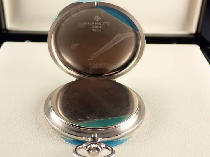 パテックフィリップ ポケットウォッチ Ref.980G-010 シルバーオパーリン文字盤 未使用 pocketwatch