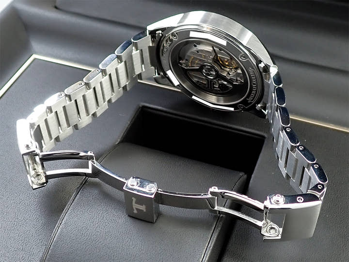 ジャガールクルト ポラリス クロノグラフ Ref.Q9028471 黒文字盤 美品 LJ1238R2