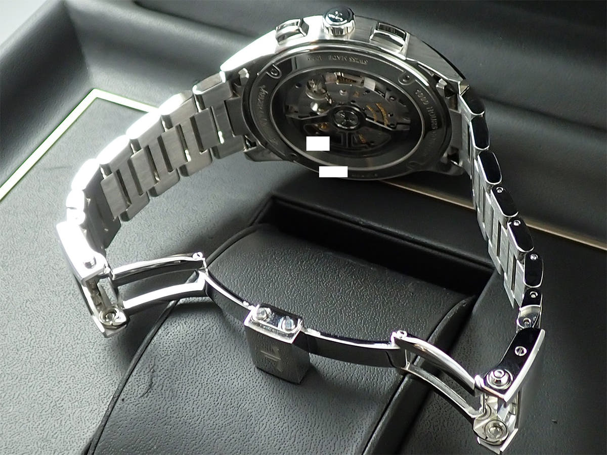 ジャガールクルト ポラリス クロノグラフ Ref.Q9028470 SS ブラック文字盤 中古 0W87RRCF