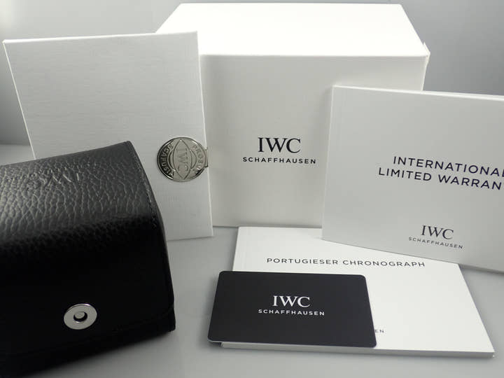 IWC Portuguese Chronograph Ref.IW371617 Silver Dial Unused Y15S7K8L