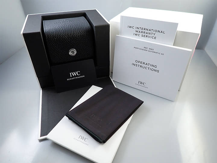 IWC ポルトギーゼ Ref.IW358304 シルバー文字盤 美品 80SCVFFK