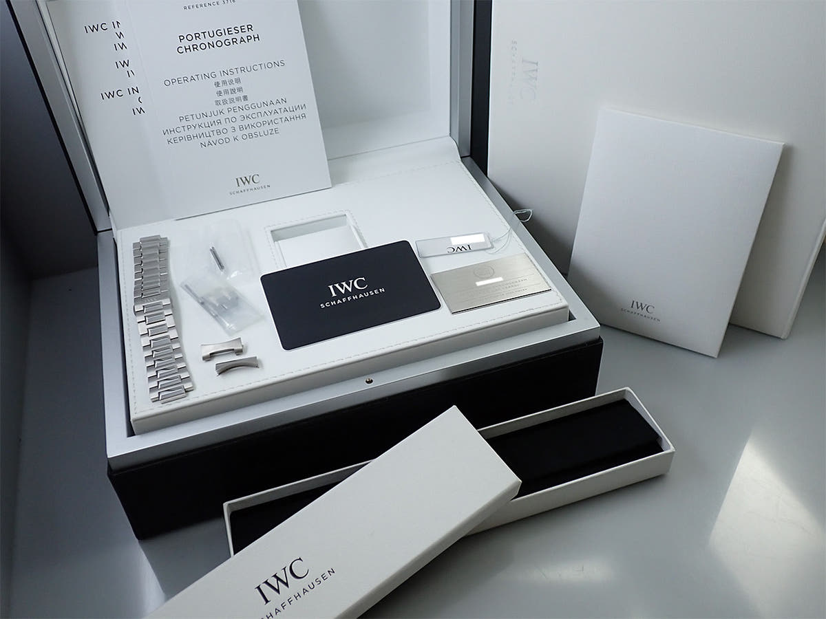 IWC ポルトギーゼ クロノグラフ Ref.IW371601 ブルー文字盤 中古 3TF9TVTF