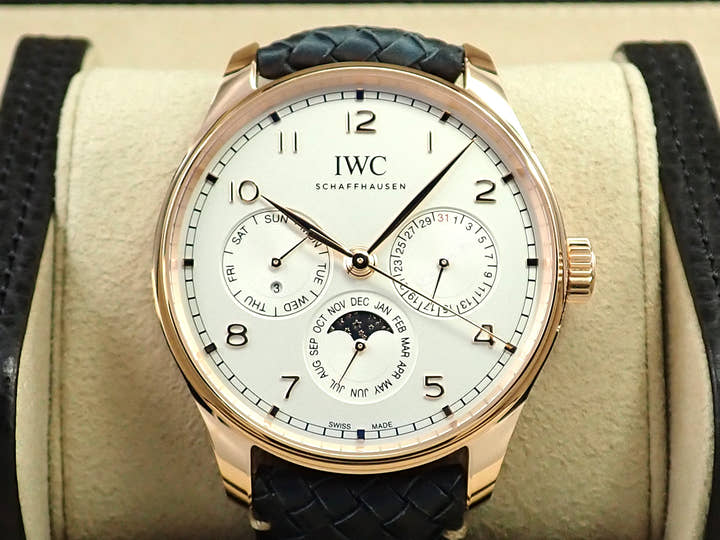 IWC ポルトギーゼ パーペチュアル カレンダー 42 Ref.IW344202 シルバー文字盤 美品 K495R89T