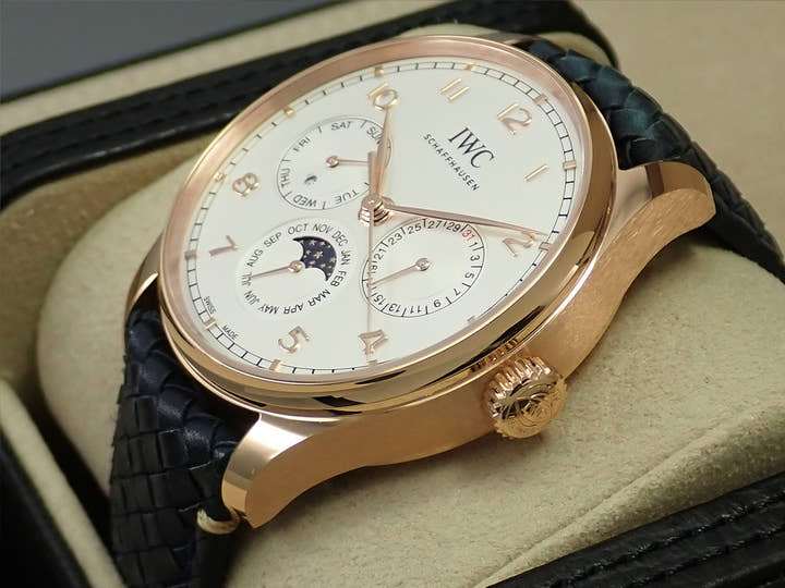 IWC ポルトギーゼ パーペチュアル カレンダー 42 Ref.IW344202 シルバー文字盤 美品 K495R89T