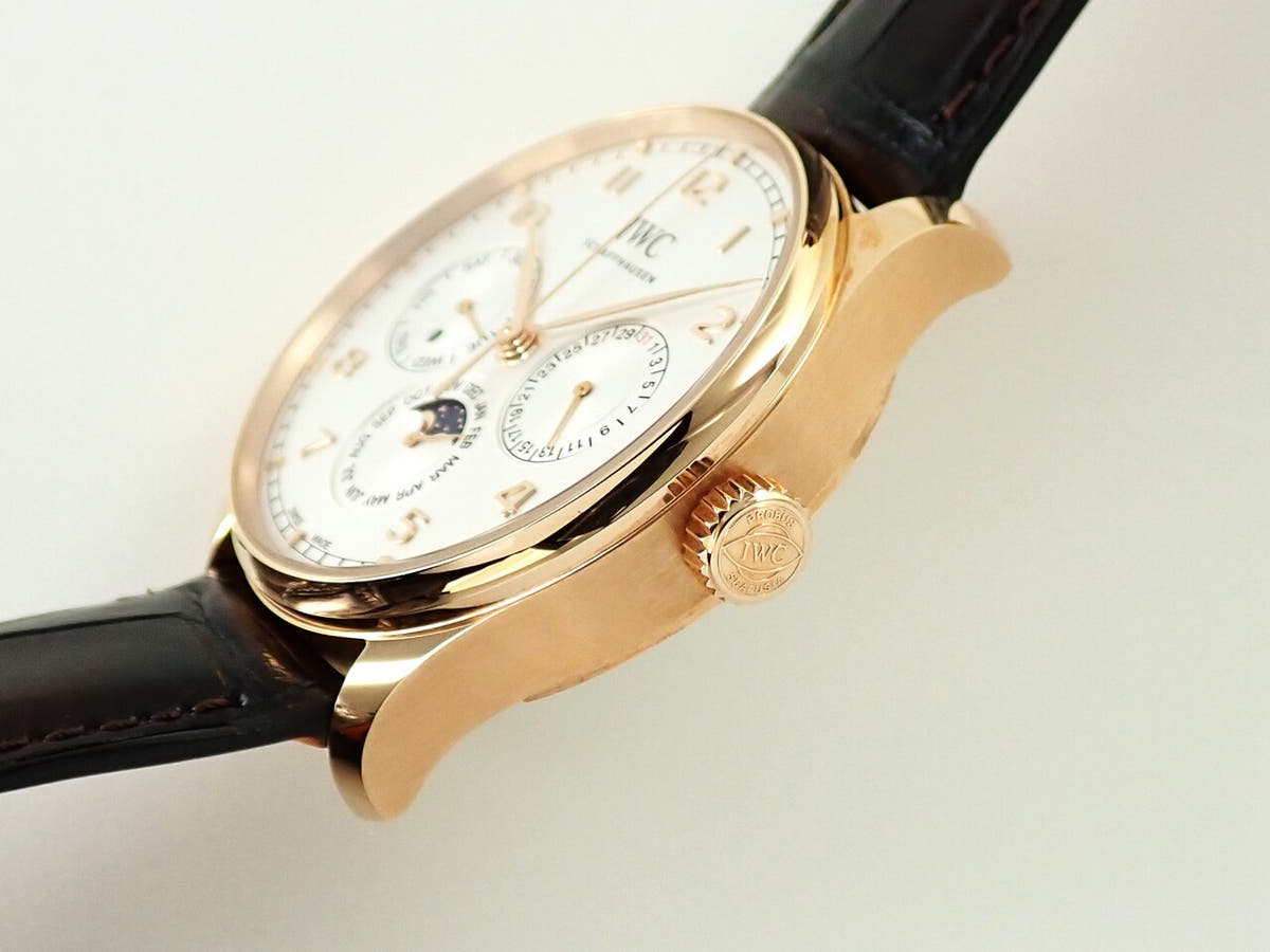 IWC ポルトギーゼ パーペチュアル カレンダー Ref.IW344202 シルバー文字盤 美中古 XA630333