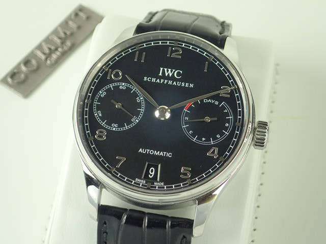 IWC ポルトギーゼ Ref.IW500109 ブラック文字盤 中古 portuguese