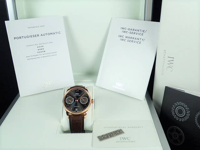 IWC ポルトギーゼ Ref.IW500702 スレート文字盤 中古 portuguese-4