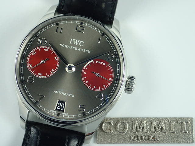 IWC ポルトギーゼ Ref.IW500126 グレー文字盤 中古 portuguese-3