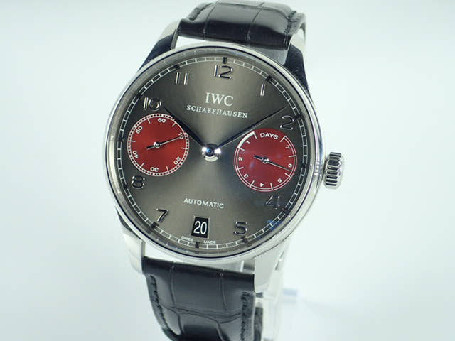 IWC ポルトギーゼ Ref.IW500126 グレー文字盤 中古 portuguese-3