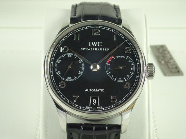 IWC ポルトギーゼ Ref.IW500109 ブラック文字盤 中古 portuguese