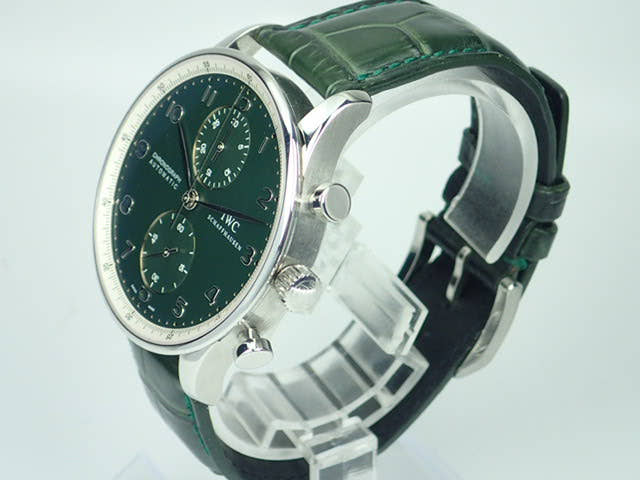IWC ポルトギーゼ Ref.IW371430 グリーン文字盤 中古 portuguese-7