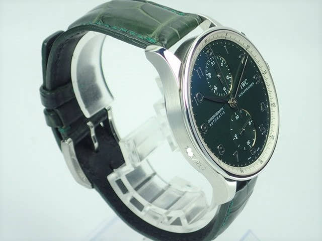IWC ポルトギーゼ Ref.IW371430 グリーン文字盤 中古 portuguese-7