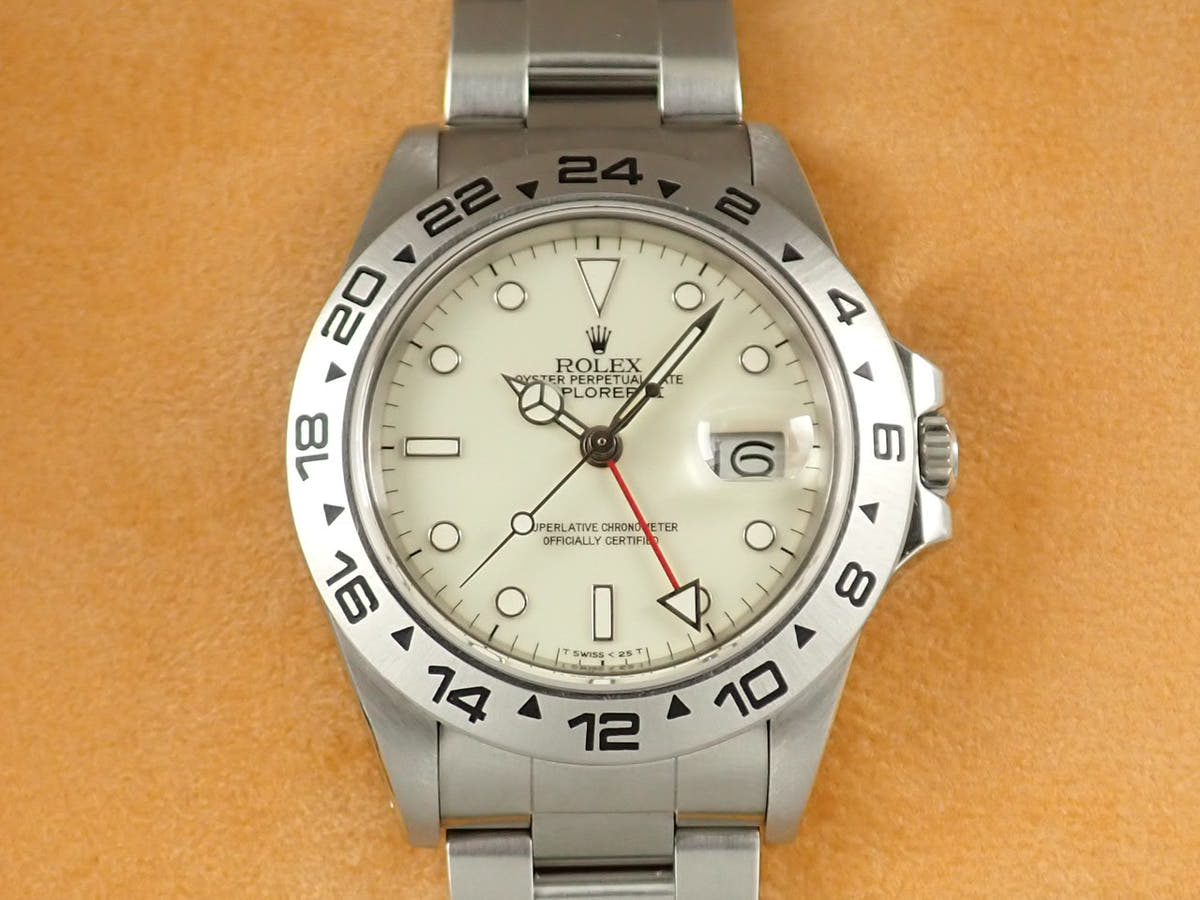 ロレックス エクスプローラーII Ref.16550 アイボリー文字盤 中古 9FZ8UTMY