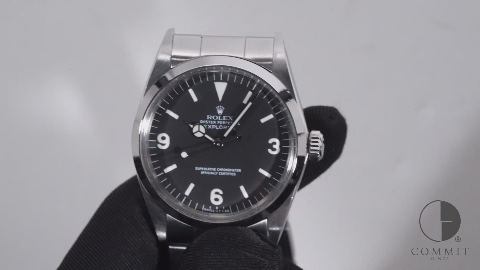 ロレックス エクスプローラーI Ref.1016 SS ブラック文字盤 中古 6gvrz25s