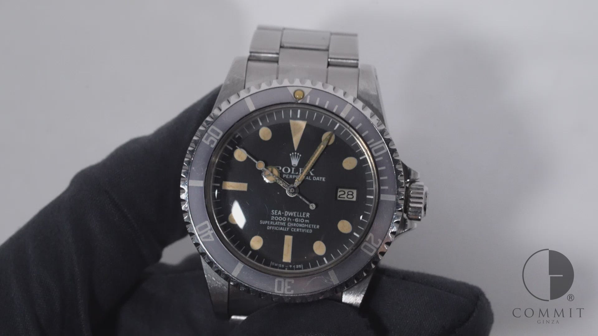 ロレックス シードゥエラー Ref.1665 SS ブラック文字盤 中古 jhyp35ac