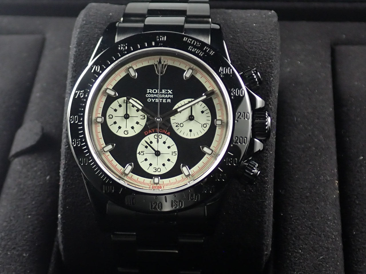 Pro Hunter Daytona Black x White Dial &lt;Warranty, Box, etc.&gt;